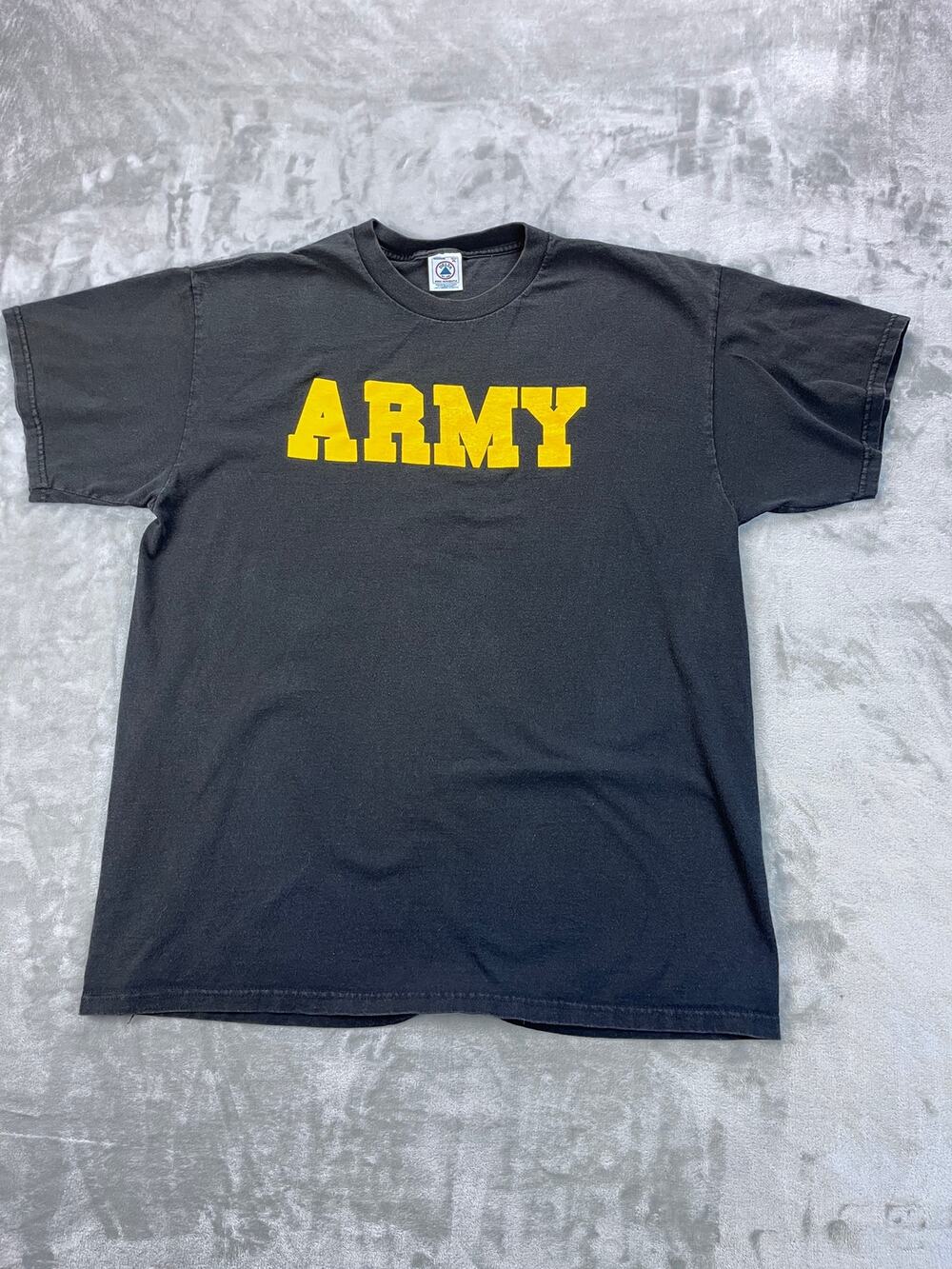 Army Paratrooper First Jump Graphic Tee XL Faded Black